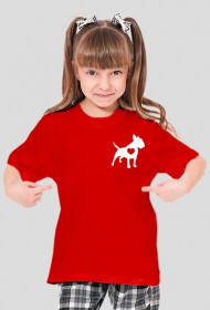 Koszulka dziewczynka BW serce 1