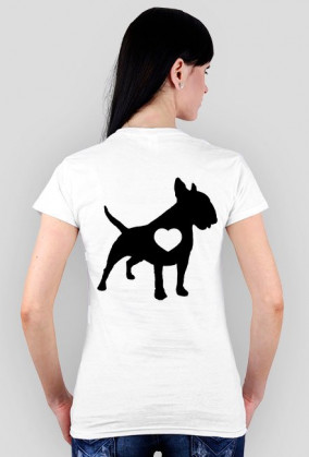 Koszulka  BW czarny serce 1 plecy