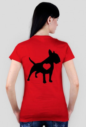 Koszulka  BW czarny serce 1 plecy