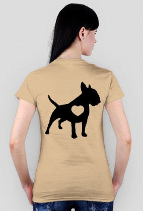 Koszulka  BW czarny serce 1 plecy