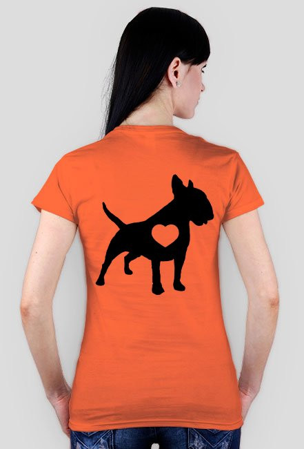 Koszulka  BW czarny serce 1 plecy