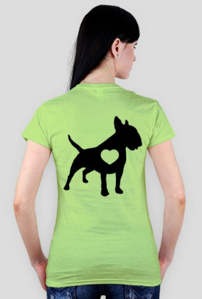 Koszulka  BW czarny serce 1 plecy