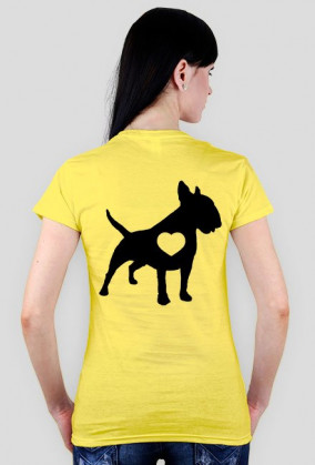 Koszulka  BW czarny serce 1 plecy