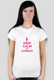 Koszulka "KEEP CALM I'M A GYMNAST"