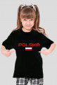 Koszulka dziecięca dla kibica, nadruk dwustronny: Polska