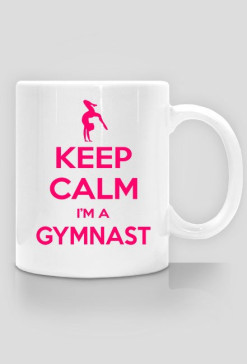 Kubek "KEEP CALM I'M A GYMNAST"