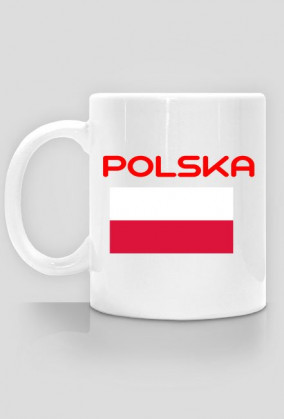 Kubek dla kibica, nadruk: Polska