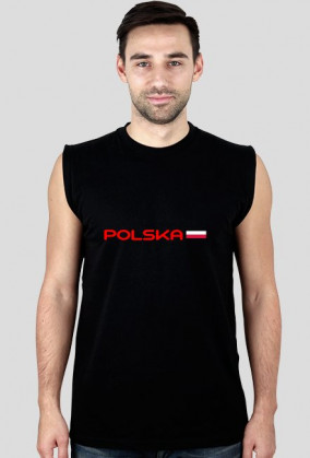 Koszulka dla kibica, nadruk dwustronny: Polska