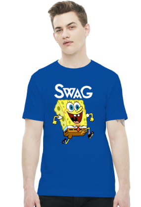 Spongebob Swag - Niebieski T-Shirt