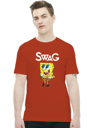 Spongebob Swag - Czerwnoy T-Shirt