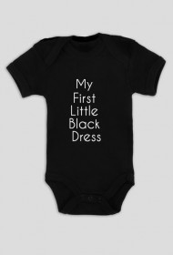 My First Little Black Dress - śpioszki dla dziewczynek