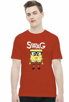 Spongebob Swag - Czerwnoy T-Shirt