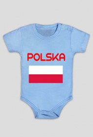 Body niemowlęce dla młodego kibica, nadruk: Polska