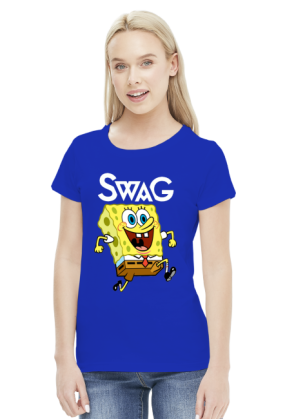 Spongebob Swag - Niebieski T-Shirt
