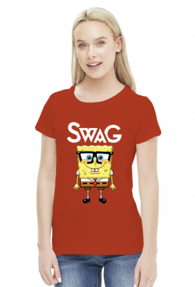 Spongebob Swag - Czerwnoy T-Shirt