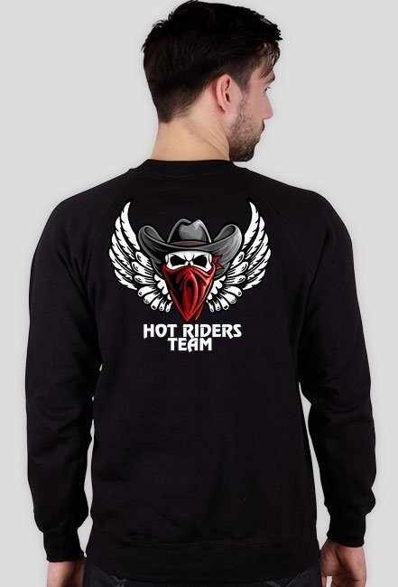 Czarna bluza Hot Riders Team