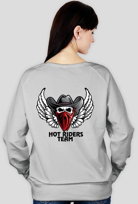 Szara damska bluza Hot Riders Team
