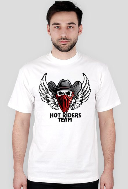 T-shirt wiele kolorów Hot Riders Team