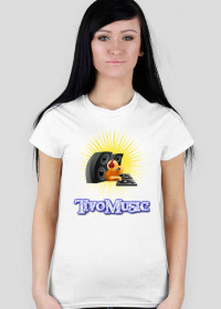 Biały t-shirt dla kobiety - TivoMusic