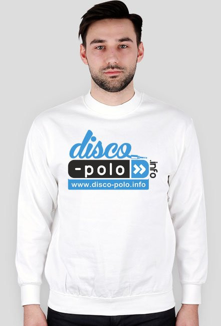 Bluza męska DISCO POLO (biała)