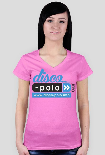 Koszulka damska v-neck DISCO POLO