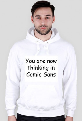 Comic Sans - bluza męska