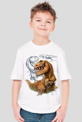 Koszulka dziecięca - Tyranozaur Rex - Dzień Dziecka - STYLOWAKOSZULA.CUPSELL.PL – KOSZULKI I KUBKI NA PREZENT, NIETYPOWE I SMIESZNE KOSZULKI