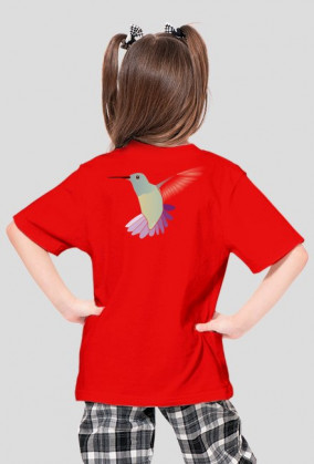 Koliber t-shirt dziewczęcy