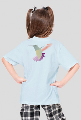 Koliber t-shirt dziewczęcy