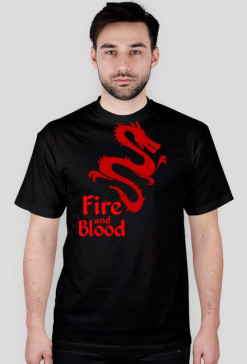 Koszulka męska - Fire and Blood