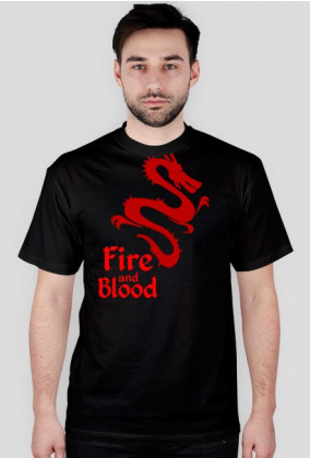Koszulka męska - Fire and Blood
