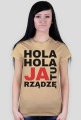 T-shirt JA TU RZĄDZĘ damski