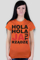 T-shirt JA TU RZĄDZĘ damski