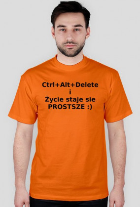 Ctrl+Alt+Delete - koszulka informatyka