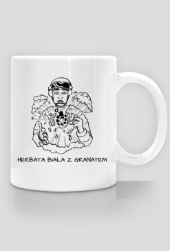 Herbata biała z granatem - kubek