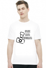 Spanie Mafia Fotografia (t-shirt) ciemna grafika