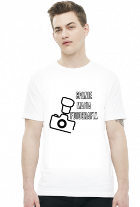 Spanie Mafia Fotografia (t-shirt) ciemna grafika
