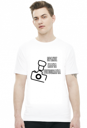 Spanie Mafia Fotografia (t-shirt) ciemna grafika
