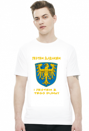 Jestem Dumnym Ślązakiem (t-shirt) ciemna grafika