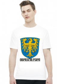Oberschlesien - duże godło (t-shirt) ciemna grafika