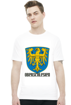 Oberschlesien - duże godło (t-shirt) ciemna grafika