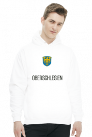 Oberschlesien - małe godło (bluza z kapturem) ciemna grafika