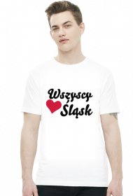 Wszyscy kochają Śląsk (t-shirt) ciemna grafika