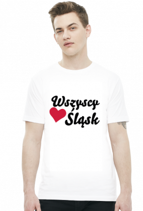 Wszyscy kochają Śląsk (t-shirt) ciemna grafika