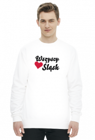 Wszyscy kochają Śląsk (bluza) ciemna grafika