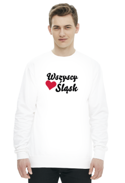 Wszyscy kochają Śląsk (bluza) ciemna grafika