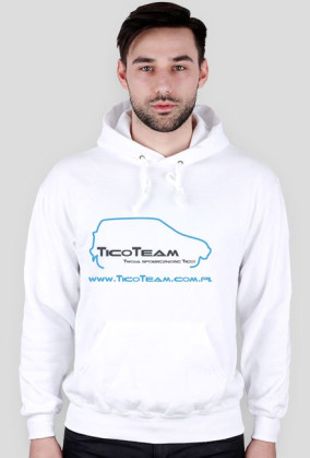 Bluza z kapturem TicoTeam Biała