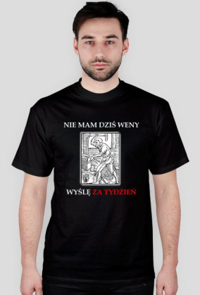 Nie mam weny (męska, czarna)
