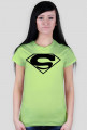 Damska koszulka z nadrukiem symbolu Superman