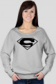 Bluzka damska z nadrukiem symbolu Superman